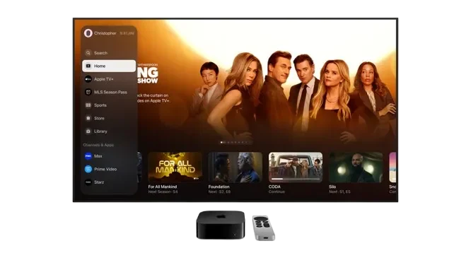 apple tv home screen